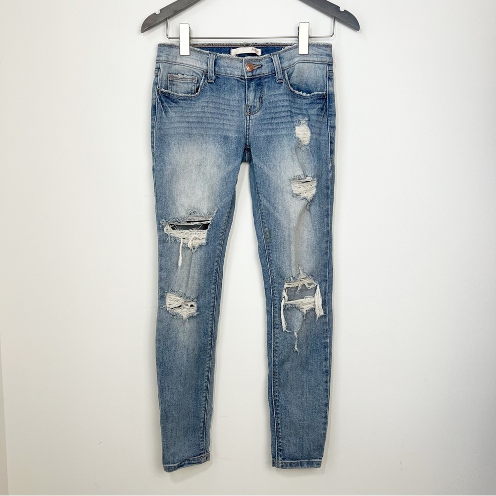 Daytrip Refined Gemini Ankle Skinny Stretch Jean Size 25 low rise Y2K 90s - Picture 7 of 10